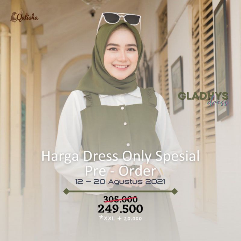 GLADHYS DRESS BY QALISHA HIJAB