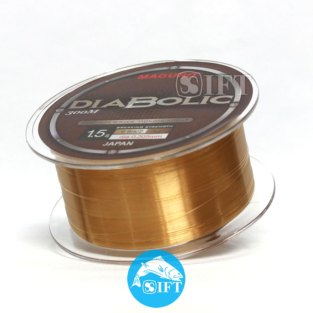 MAGURO DIABOLIC 300M | Made in Japan Senar benang tali pancing nilon | IFT