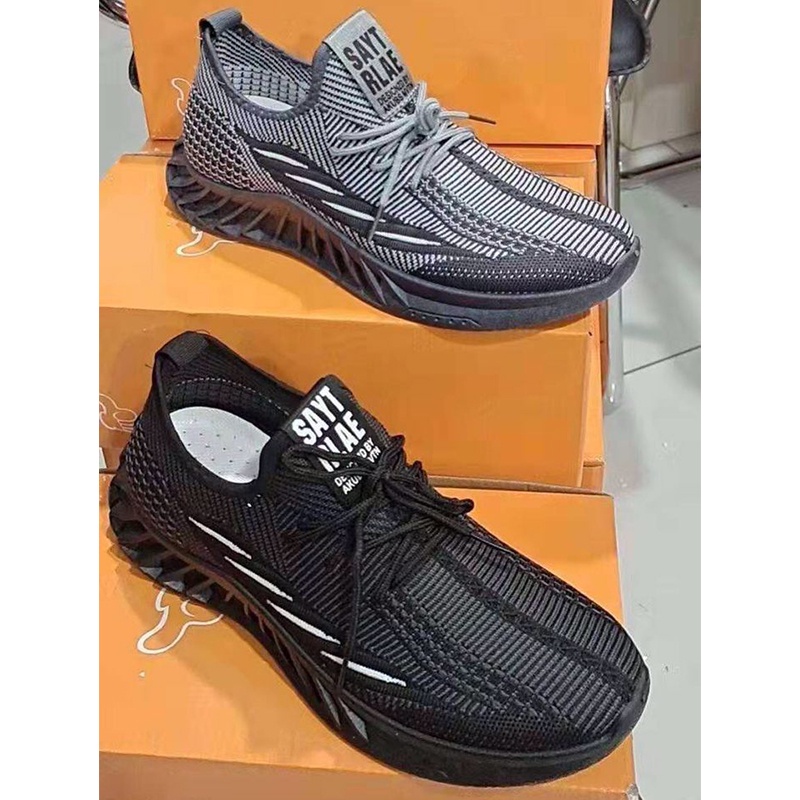 [ESSE] Sepatu Sneakers Pria Import casual running Sport 018