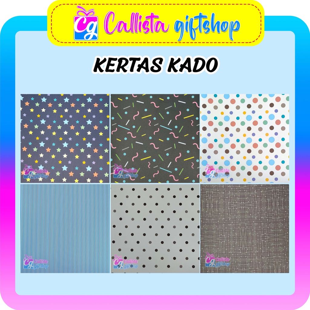 

KERTAS KADO KERTAS KADO SANSAN WAWA KERTAS KADO Motif Polkadot KERTAS KADO Motif Dewasa KERTAS KADO Murah