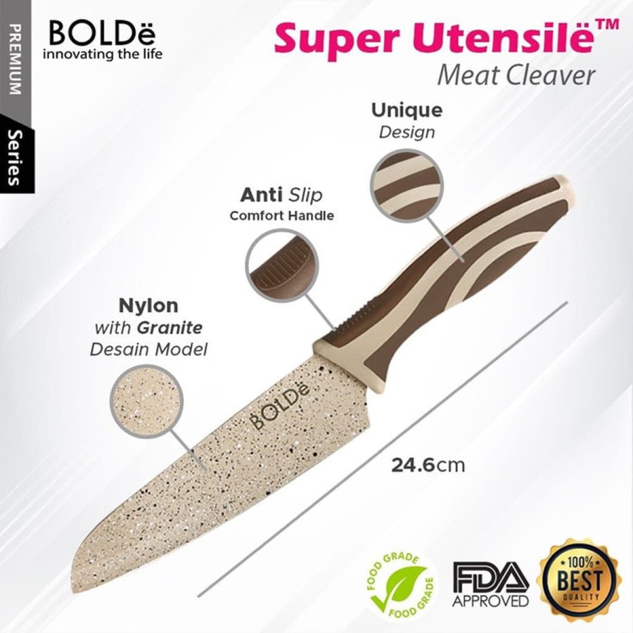 Gunting Pisau Set 4 Pcs BOLDe Super Utensile Electra Series