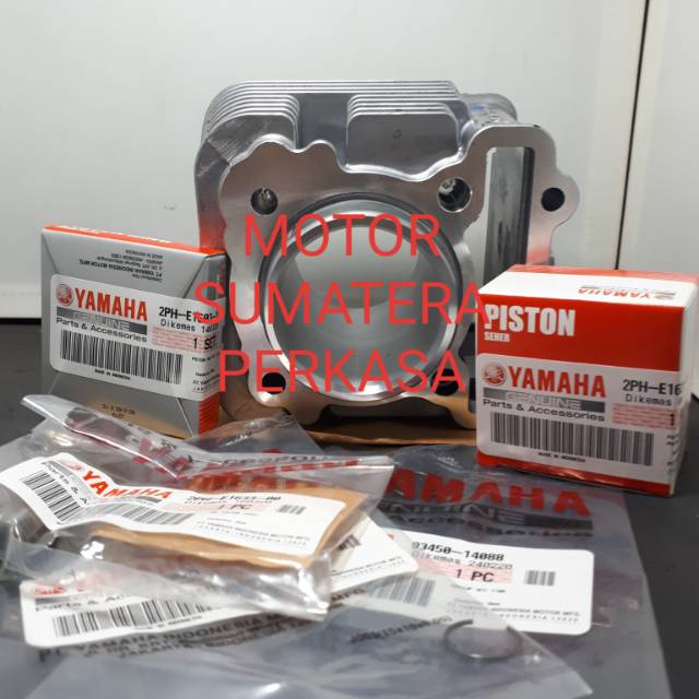 CYLINDER BLOK + PISTONKIT MIO M3 - YAMAHA ORIGINAL 100%