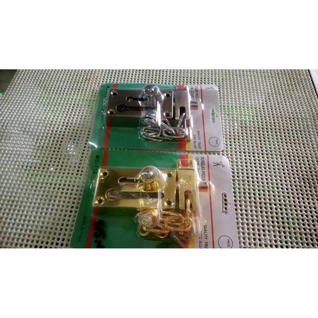 slot pintu +rantai /Grendel pintu +rantai onderdil