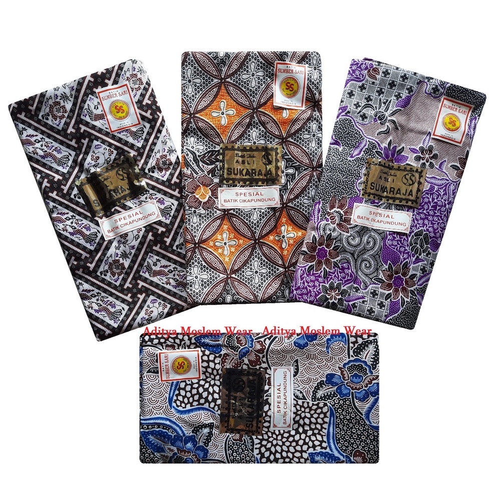 PAKET 4 PCS KAIN JARIK MELAHIRKAN SUKARAJA SAMPING KEBAT TAPIH BATIK HALUS