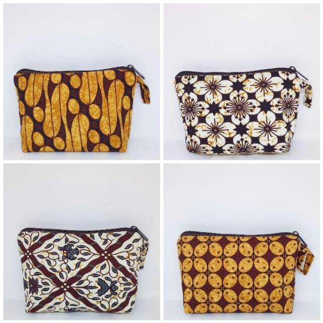 Dompet Kosmetik Batik Sogan / Pouch