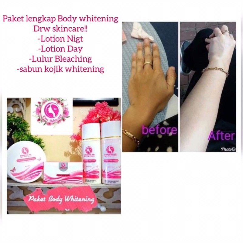 Paket Body Whitening DRW SKINCARE tanpa glutation