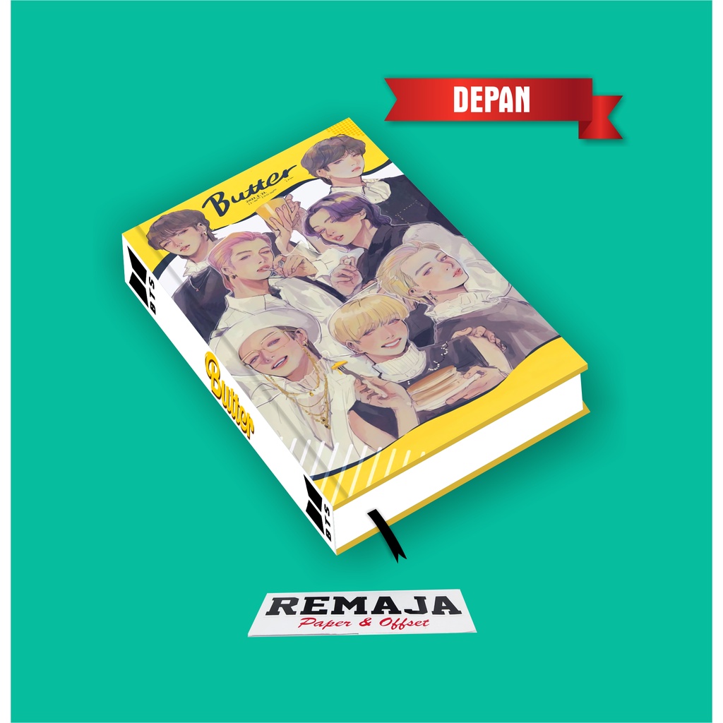

Pocket Book/Notebook Hardcover BUTTER 3 A6&A5 / Buku Tulis Catatan Notes