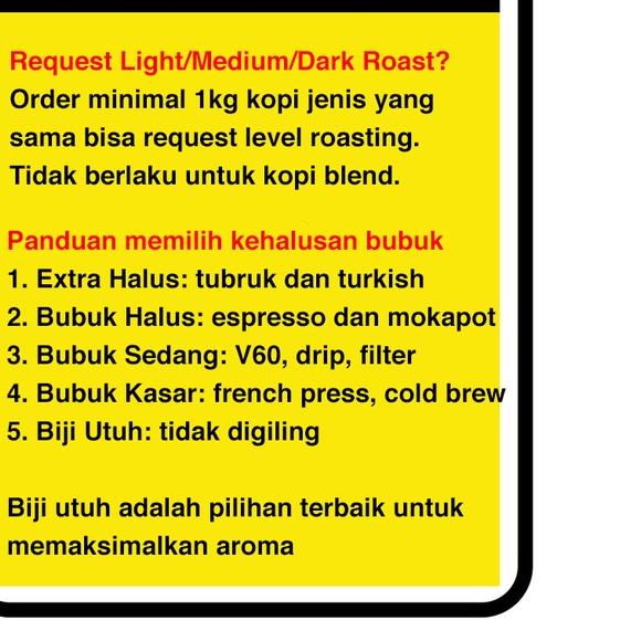 

FREE ONGKIR!Kopi Arabika Aceh Gayo 250 gram 250gr 250g|KD1