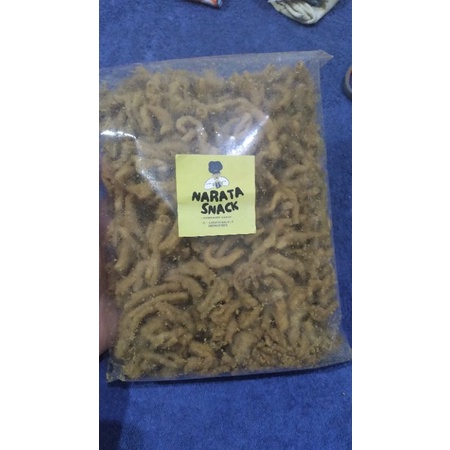 

(PO) KERIPIK USUS GURIH UKURAN 1 KILOGRAM | kripik usus ukuran family satu kilo gram 1kg 1 kilogram | keripik usus surabaya | cemilan teman drakoran