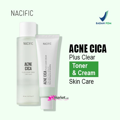 [BPOM] NACIFIC Acne Cica Plus TONER | NACIFIC ACNE Ci Plus CREAM