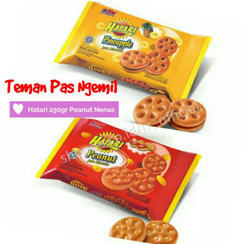 

Kue Hatari Lapisan Nenas Kacang Kue Kering Jam Biskuit Dua Rasa Pilihan