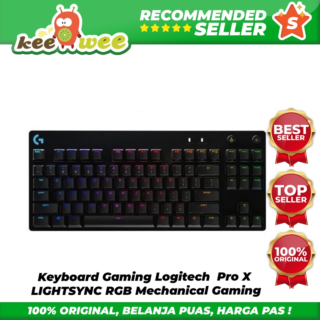 Jual Keyboard Gaming Logitech Pro X Lightsync Rgb Mechanical Gaming Shopee Indonesia