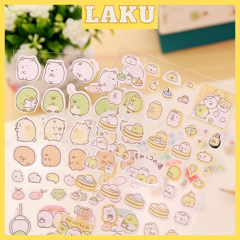 

LAKU Deco Sticker Karakter Lucu / Stiker Label Japan