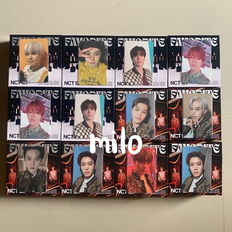 (BISA COD) PC Kihno Kit Only Unsealed Favorite Poetic Tragic Jaehyun Johnny Taeyong Doyoung Taeil Ha