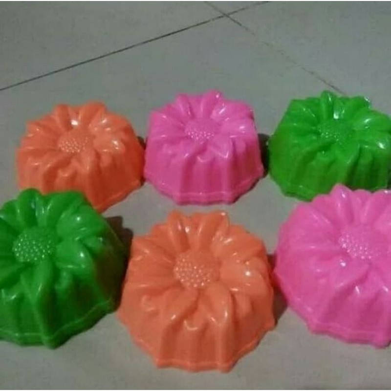 Cetakan kue bolu kukus/ puding/ agar2/ jelly motif bunga teratai
