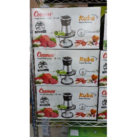 Cosmos Food Processor With Chopper 1,7 Liter 4 Mata Pisau FP323 350 Watt