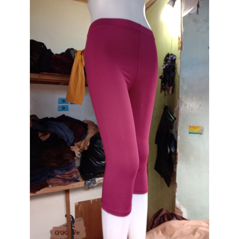 Legging Jersey Spandek Licin 3/4