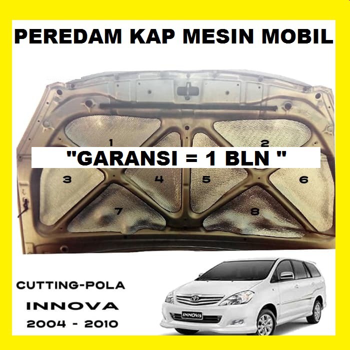 PEREDAM KAP MESIN KIJANG INNOVA 2011- 2016