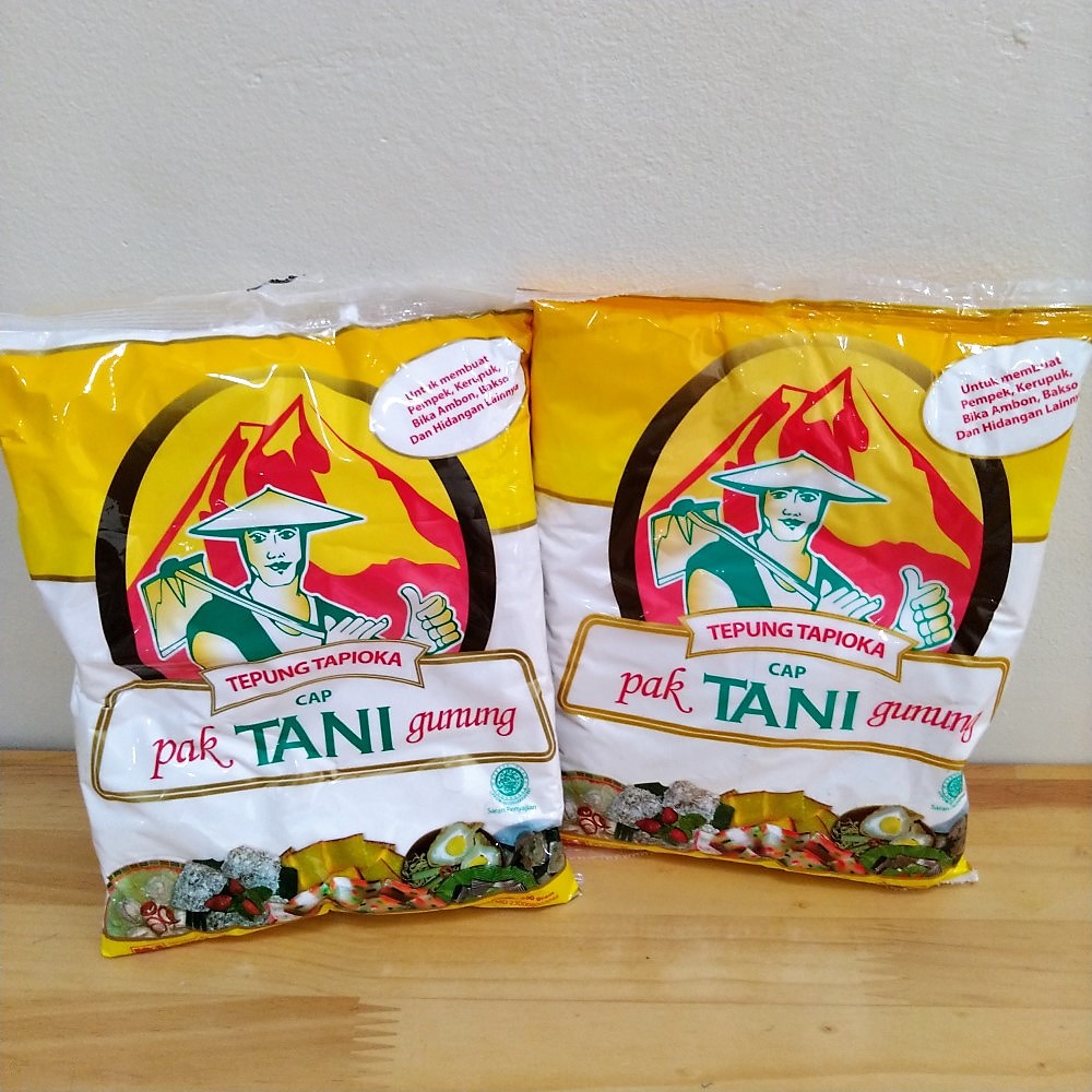 

Tepung Tapioka Cap Pak Tani Gunung 500gr