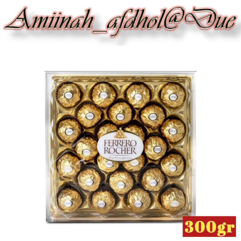 

Ferrero Rocher 24pcs Diamante [ 300gr ]