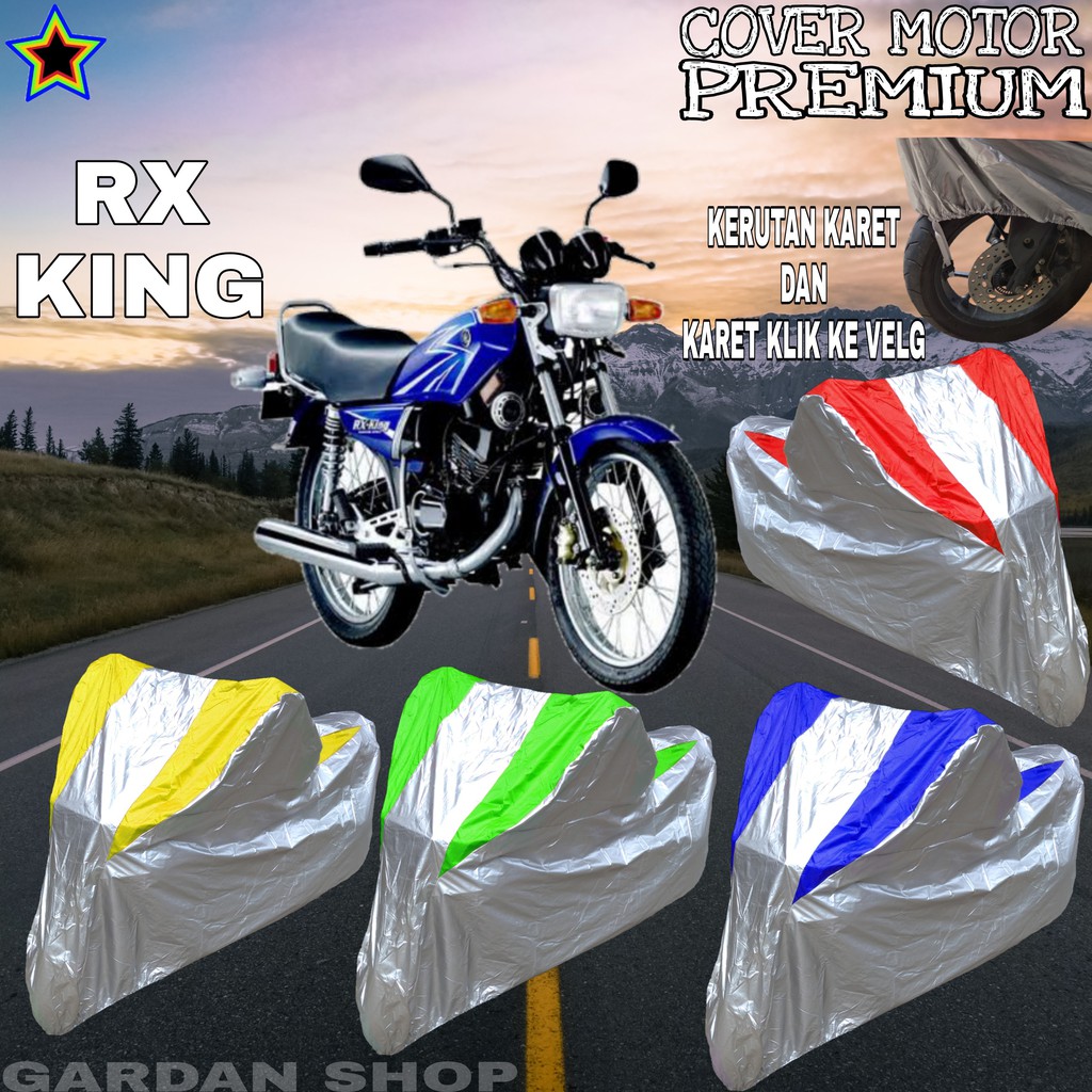 Sarung Motor RX KING Silver KOMBINASI Body Cover Penutup Rx King PREMIUM