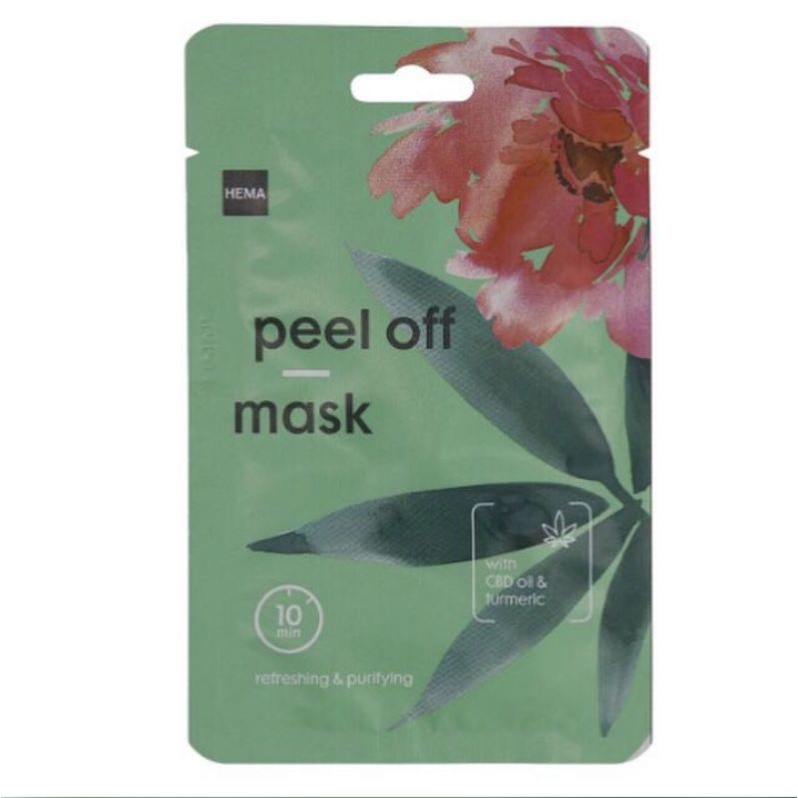 Peel-off mask CBD oil & curcumin