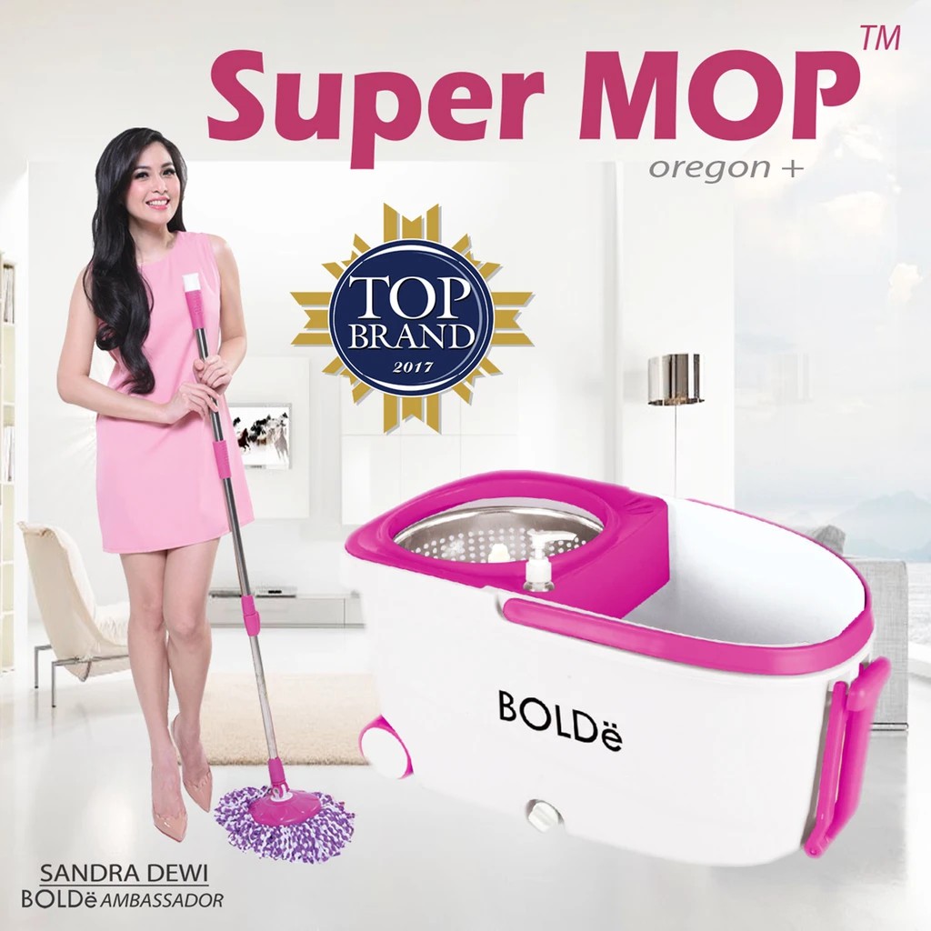 BOLDe Super MOP OREGON + Futuristic Design Alat Pel Praktis Anti Pecah