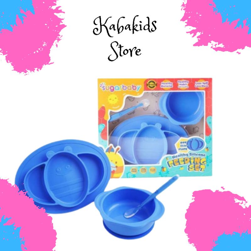 Sugar Baby Healty Silicone Feeding Set 3