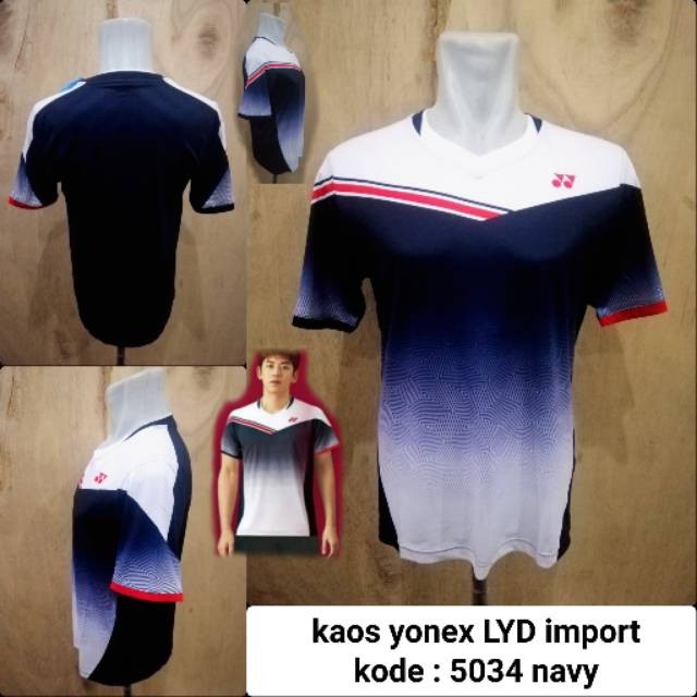 Ori  Baju badminton Yonex LYD 5034 kaos badminton yonex kaos yonex import  Freeongkir