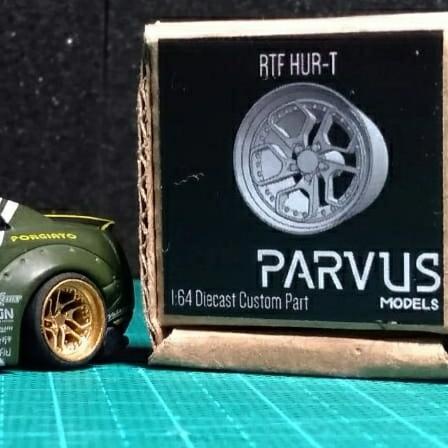Ready oke] Parvus Models Ban Karet Rotiform HUR T RTF Custom Hot Wheels MiniGT