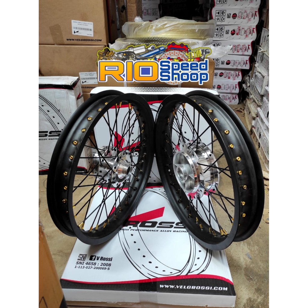 Velg Jari Jari Ring 17 Tapak Lebar Vixion New Atau Vixion Old Ukuran 185/215