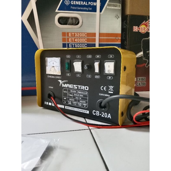 charger aki 20 ampere maestro CB-20A 20a original