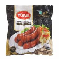 

Sosis Sapi Bakar Yona kemasan 500 gr isi 6