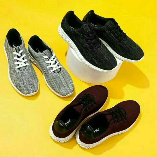 SEPATU CASUAL LIVEHAF HABIR SNEAKERS ORIGINAL BERKUALITAS