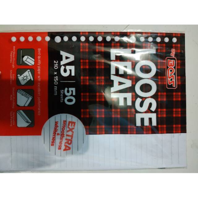

isi binder loose leaf A5 1 pack