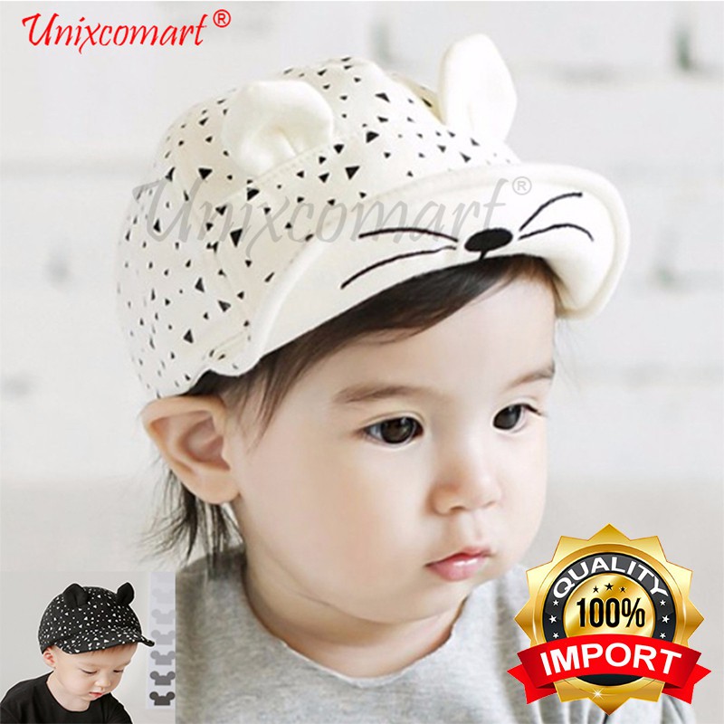 Topi Bayi Topi Anak Topi Anak Bayi Cute Cat Hat