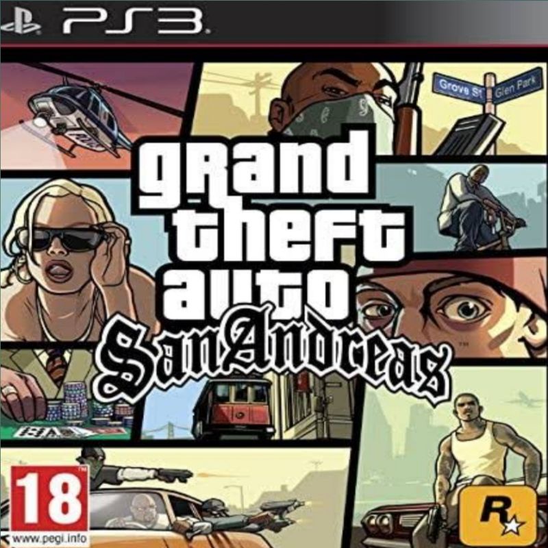 DVD GAME PS3 CFW/HEN GTA SAN ANDREAS REMASTERED