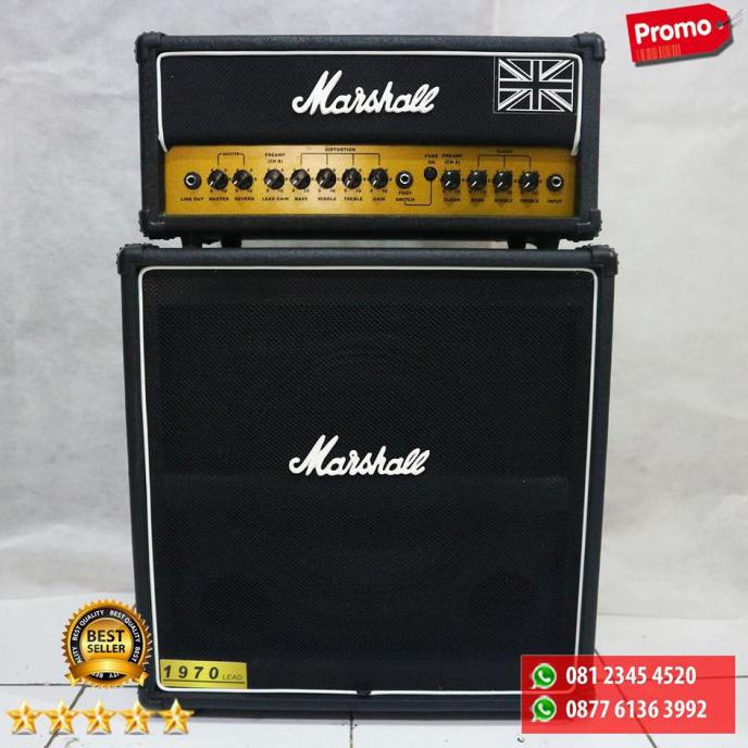 Ampli Gitar Marshall 2 Input Head Cabinet Murah - Ampli Saja Kode 398