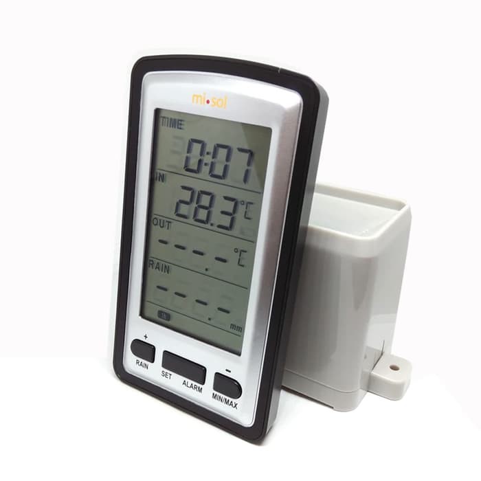 Rain Gauge Alat Ukur Curah Hujan Wireless Termometer Higrometer Misol