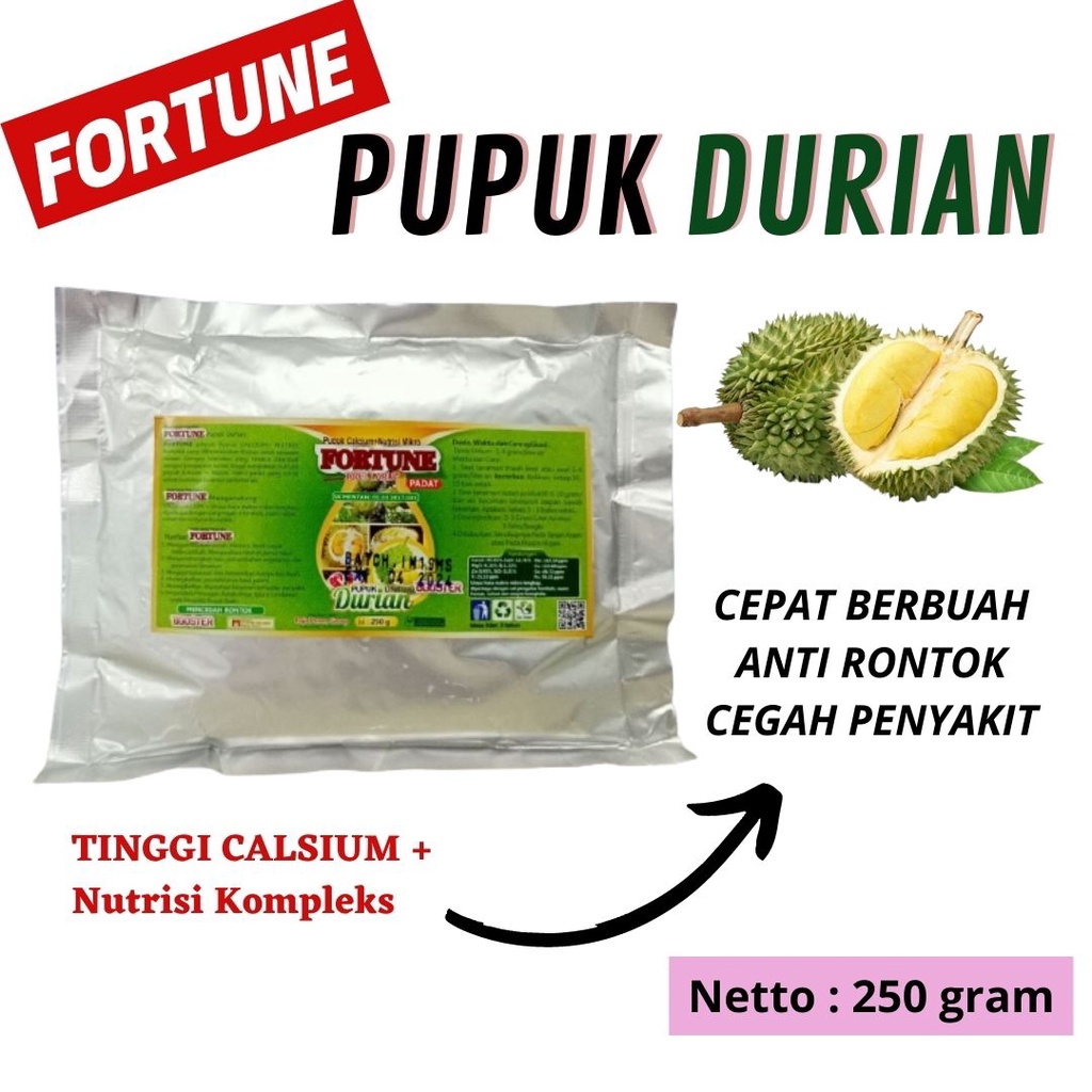 Pupuk PERANGSANG Durian Cepat Berbuah Besar, Booster Durian Yang Bagus, Pupuk Daun Durian Cepat Besa