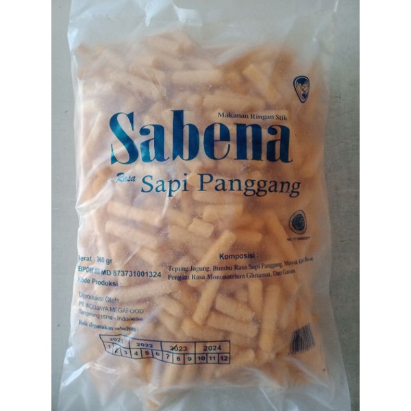 

Sabena Makanan Ringan Stik Rasa Sapi Panggang 360gr