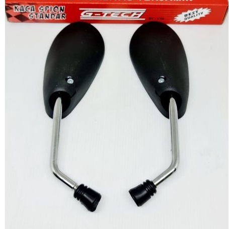 Spion Standar Satria Fu Gagang Crome Kaca Spion Standar Suzuki  Satria Fu gagang panjang 15cm besi crome