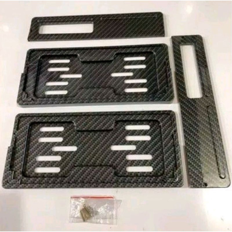 ** Karbon Tutup Plat Nomor ** rumah plat carbon cover plat nomor dudukan plat carbon