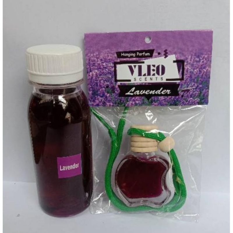 PAKET HEMAT (PARFUM MOBIL VLEO BA+REFILL 100ML) Aroma lavender