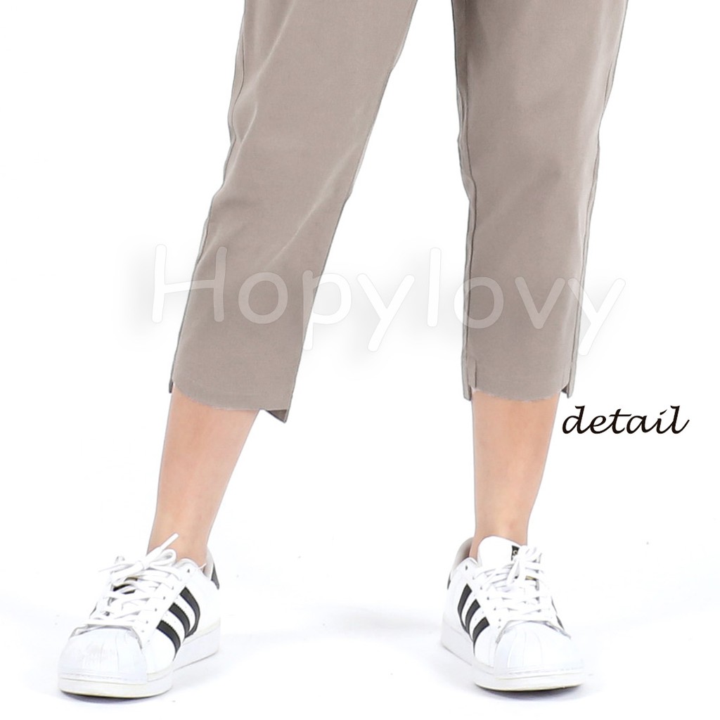 HOPYLOVY - Celana Wanita Londora Cutting Pants