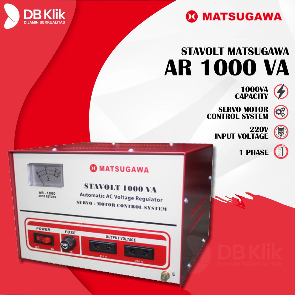 Stavolt Matsugawa Motor 1000VA - Stavolt Matsugawa 1000 VA