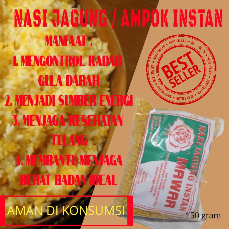 

nasi jagung (AMPOK) instan