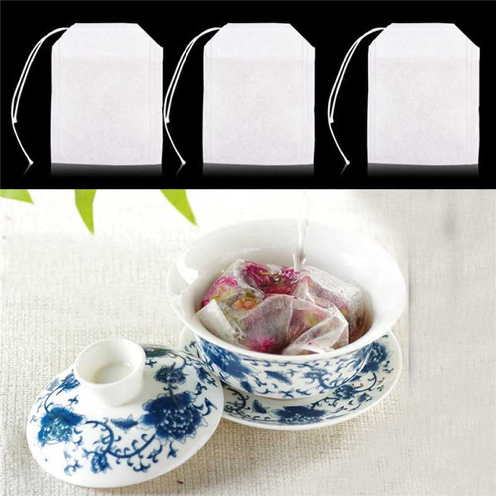 Kantong Teh Celup Kosong Reusable Teabag 100 PCS - T110