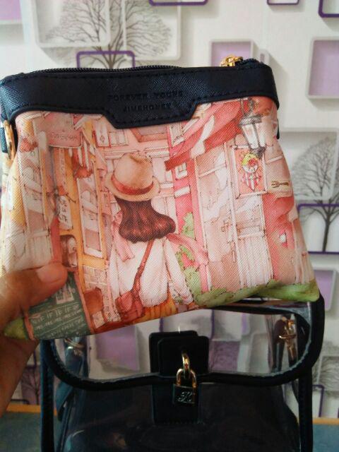  SALE 30 TAS  SELEMPANG  TRANSPARANT JIMS  HONEY  ORIGINAL 