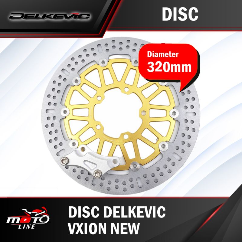Piringan Cakram Delkevic Vixion New Floating 320mm